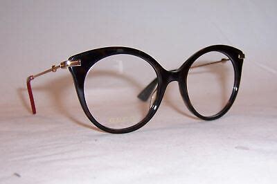 NEW Gucci GG 0109O 006 Burgundy & Gold Eyeglasses 50mm 